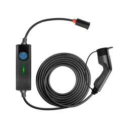 Extralink BS-PCD050 32A 16kW 3F Schuko | Nabíječka do auta | 3 fáze, 5m, LCD displej, 6 adaptérů - Obrázek 2