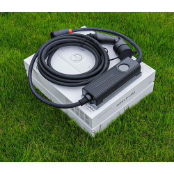 Extralink BS-PCD050 32A 16kW 3F Schuko | Carregador de carro elétrico | 3 fase, 5 m, display LCD, 6 adaptadores - Imagem 6