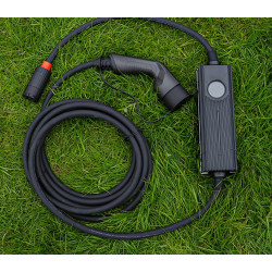 Extralink BS-PCD050 32A 16kW | Three-phase Portable EV Charger With LCD Touch Screen | 6 adaptors, 5m length, Schuko - Image 7