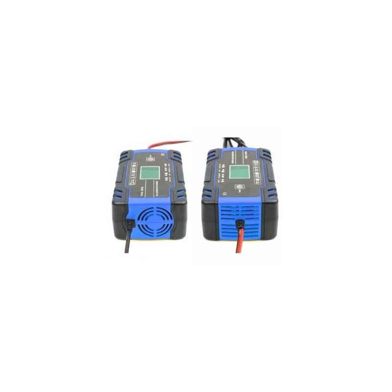 Carregador Automático Extralink para Bateria 12/24V 8A - Azul - Imagem 2