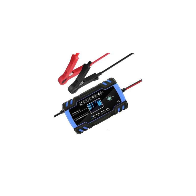 Automatic Charger Extralink for 12/24V 8A Battery - Blue - Image 5