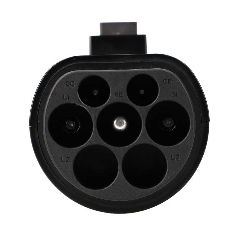 Extralink EV Charging Adapter Typ 2 EU do Typ 1 US | Adapter ładowarki samochodu elektrycznego | 32A 7,4KW - Zdjęcie 3