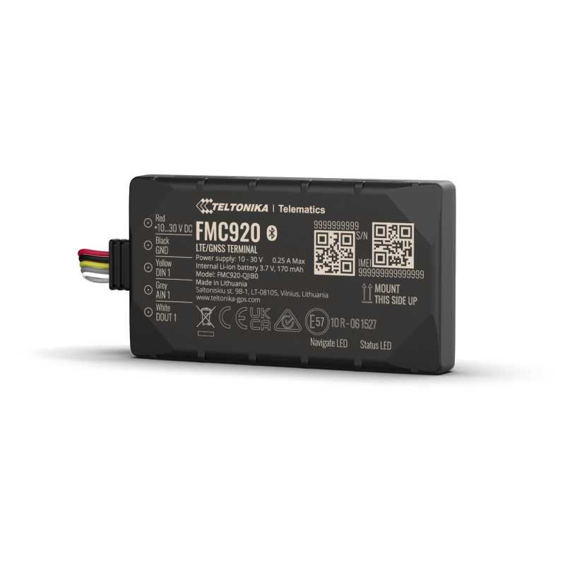 Teltonika FMC920 | Localizzatore GPS | LTE Cat 1/GSM/GPRS/GNSS/BT - Immagine 2