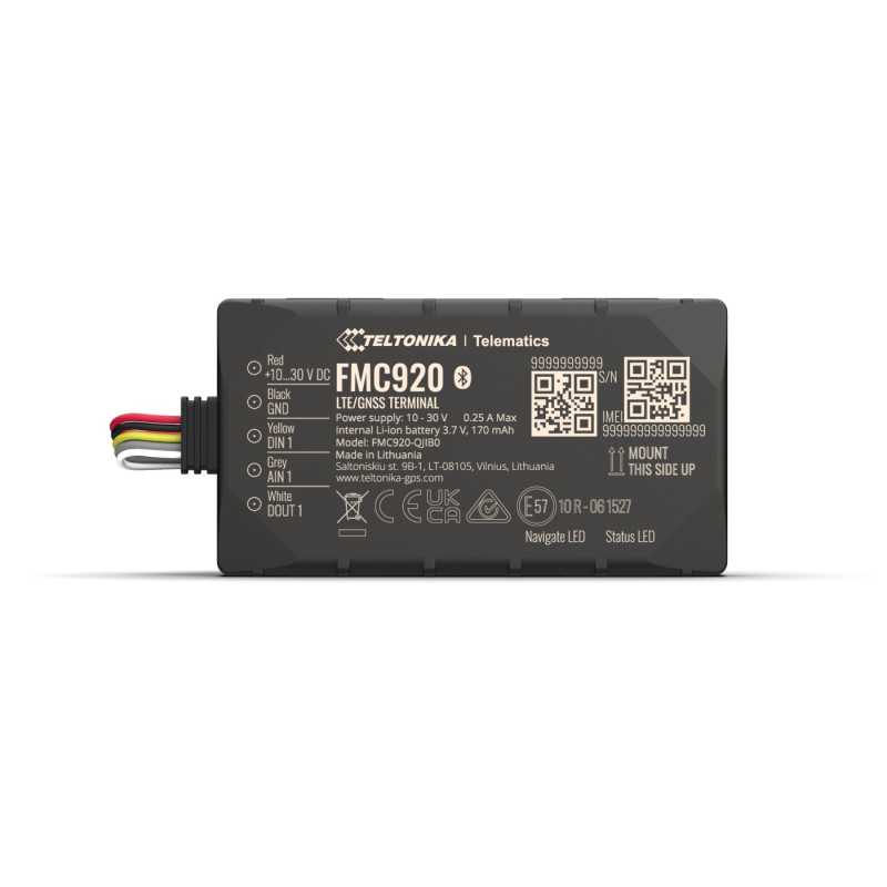 Teltonika FMC920 | Localizzatore GPS | LTE Cat 1/GSM/GPRS/GNSS/BT - Immagine 3