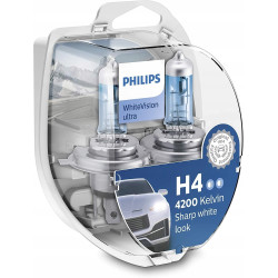 PHILIPS WHITEVISION ULTRA H4 12 V 60/55 W, 2 SZT - Imagen 3