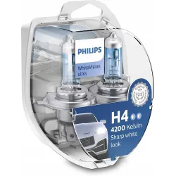 PHILIPS WHITEVISION ULTRA H4 12 V 60/55 W, 2 SZT - Изображение 3