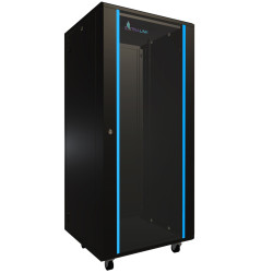 Extralink 27U 600x600 Čern&aacute; | Rackov&aacute; skř&iacute;ň | stoj&iacute;c&iacute;