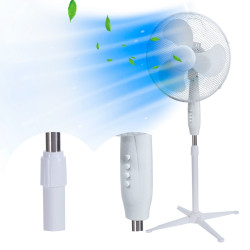 Ventilador de P&eacute; Extralink Bryza ESF-40D-WH Branco, 3...