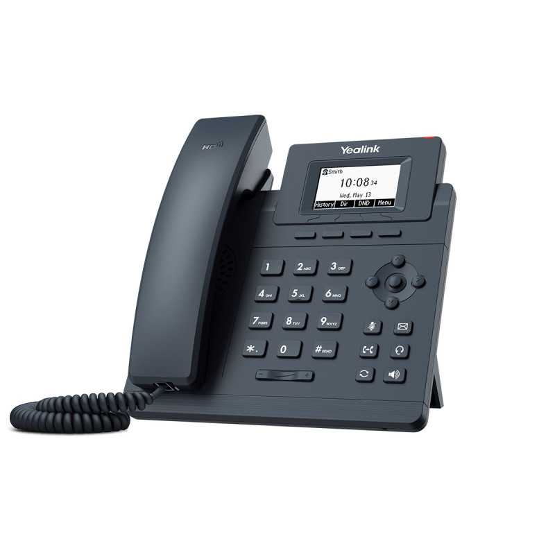 VoIP телефон Yealink SIP-T30, 2x RJ45 100Mb/s, дисплей