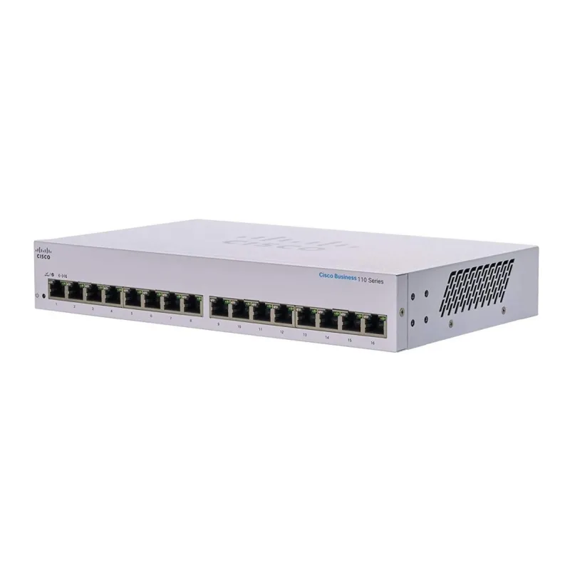 Cisco CBS110-16T Switch 16x RJ45 1000Mb/s, Desktop, Rack, Unmanaged