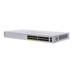 Cisco CBS110-24PP Switch 24x RJ45 1000Mb/s, 12x PoE, Desktop, Rack, Unmanaged, 100W