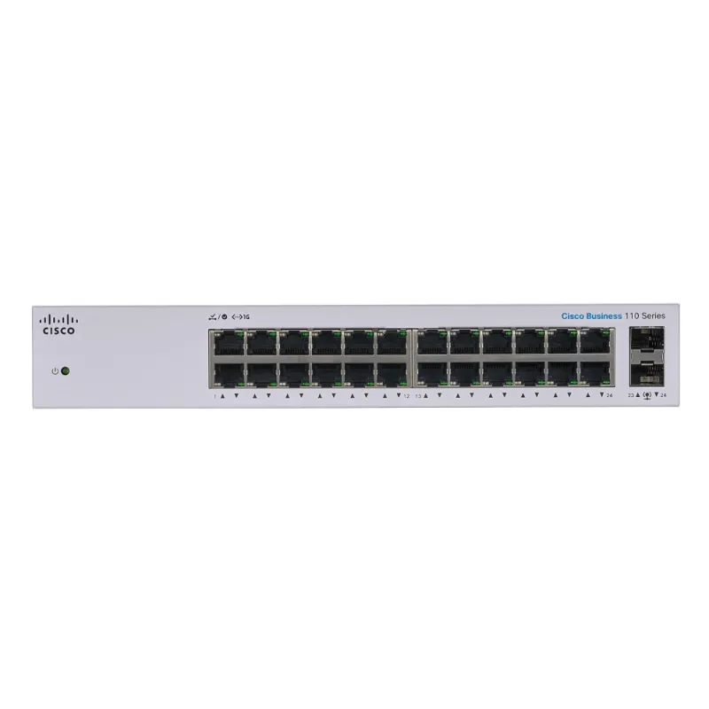 Cisco CBS110-24T Anahtarı, 24x RJ45 1000Mb/s, Masaüstü, Rack, Yönetimsiz