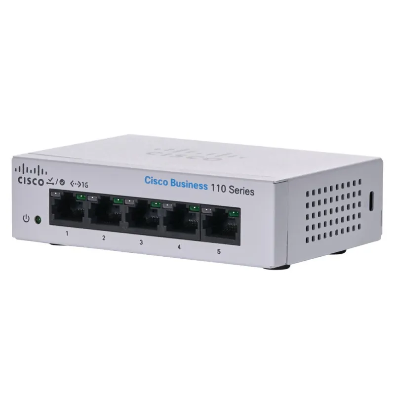 Cisco CBS110-5T-D Switch 5x RJ45 1000Mb/s, Desktop, unverwaltet