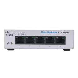 Cisco CBS110-5T-D Switch 5x RJ45 1000Mb/s, Desktop, Niezarządzalny