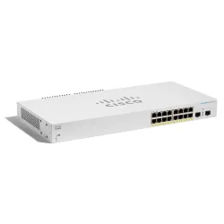 Cisco CBS220-16P-2G Switch 16x RJ45 1000Mb/s PoE, 2x SFP, Desktop, Rack, 130W