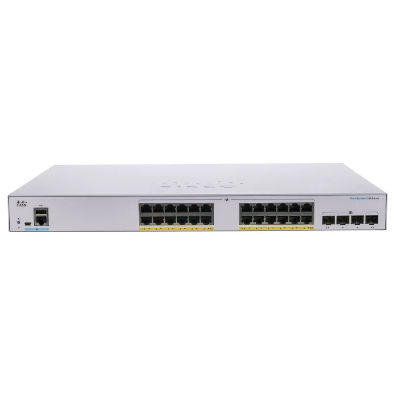 CISCO CBS250-24FP-4X 24-PORT 10/100/1000 POE SWITCH, 4X SFP+, 370W