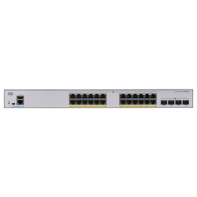 CISCO CBS250-24FP-4X 24-PORT 10/100/1000 POE SWITCH, 4X SFP+, 370W