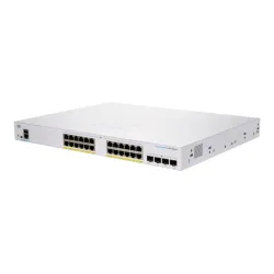 Cisco CBS250-24P-4G Switch 24x RJ45 1000Mb/s PoE, 4x SFP, Rack, 195W