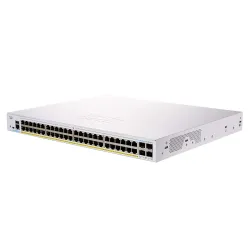 Cisco CBS250-48P-4G Switch 48x RJ45 1000Mb/s PoE, 4x SFP, Rack, 370W