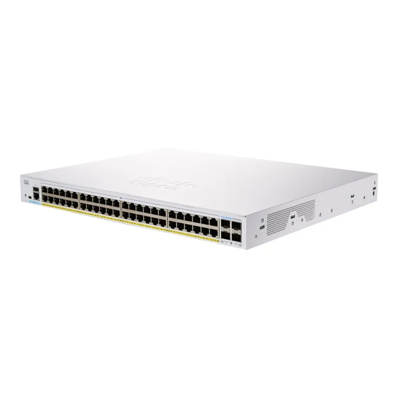 CISCO CBS250-48P-4X 48-PORT 10/100/1000 POE SWITCH, 4X SFP+ 370W
