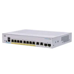 Cisco CBS250-8FP-E-2G Switch 8x RJ45 1000Mb/s PoE, 2x RJ45/SFP Combo, 120W