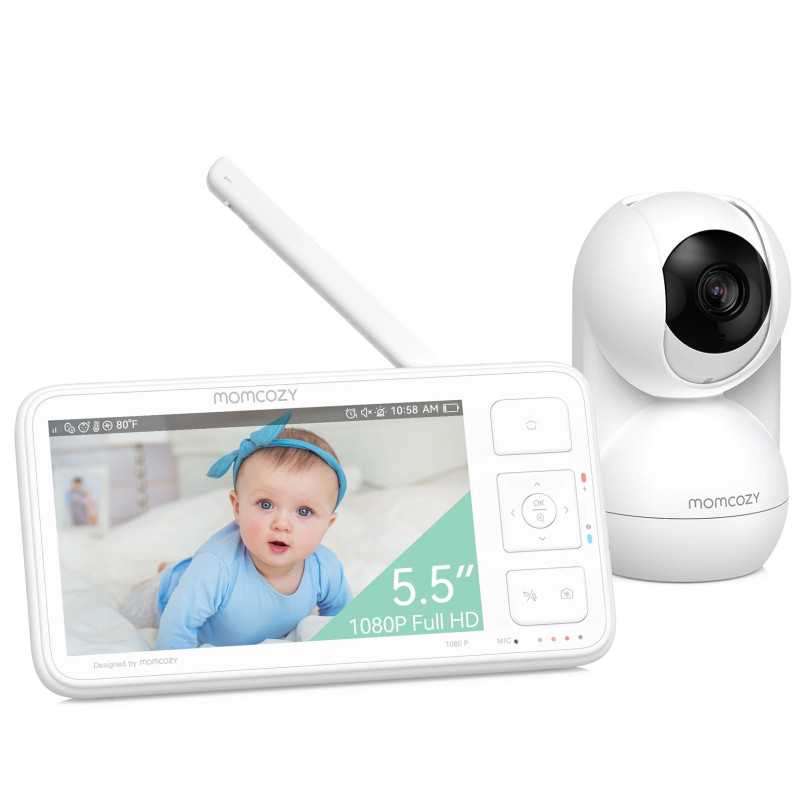 Monitor de Bebé Video Momcozy BM03, 5.5", 1080 Full HD