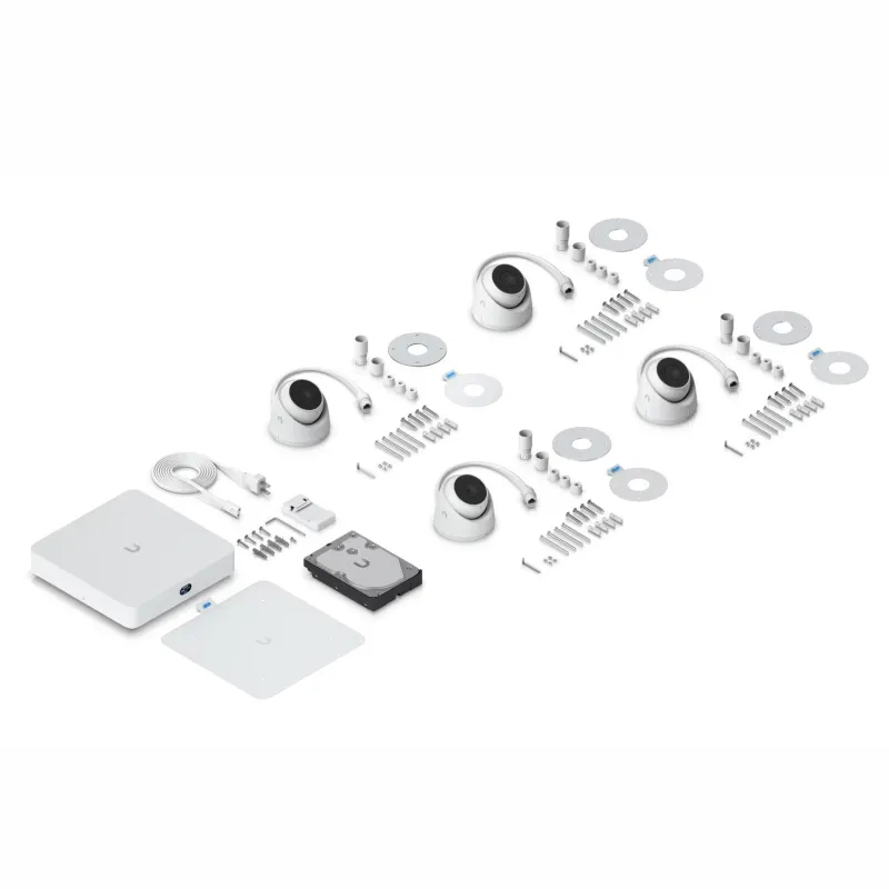 Ubiquiti UNVR-Instant-Kit | Zestaw NVR + 4x G5 Turret Ultra | 1x 1TB HDD - Zdjęcie 6