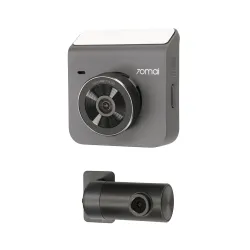 70mai Dash Cam A400 + RC09 Gray | Dash Camera | 1440p + 1080p, GPS, WiFi