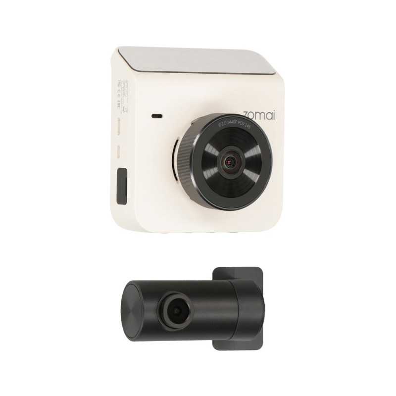 70mai Dash Cam A400 + RC09 White | Dash Camera | 1440p + 1080p, GPS, WiFi - Image 2