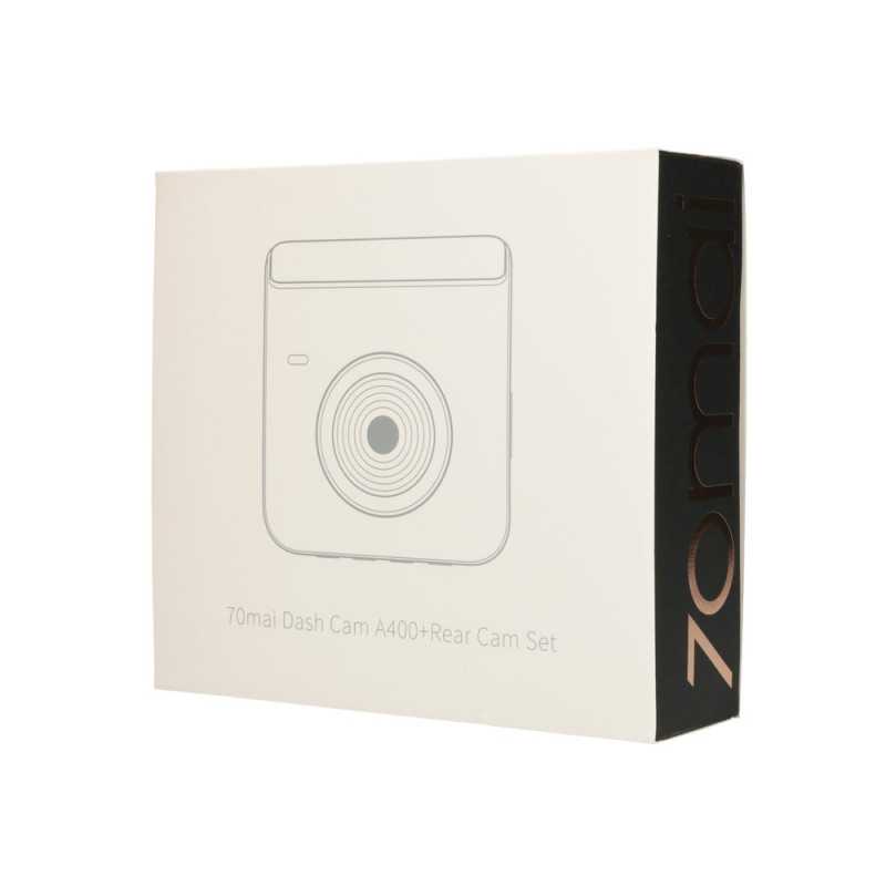 70mai Dash Cam A400 + RC09 Branco | Gravador de carro | 1440p + 1080p, GPS, WiFi - Imagem 8