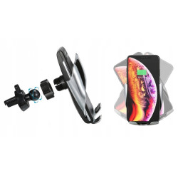 Suporte para Carro Extralink, Carregador Sem Fio com Sensor de Indução S5 para Ventilação - Imagem 5