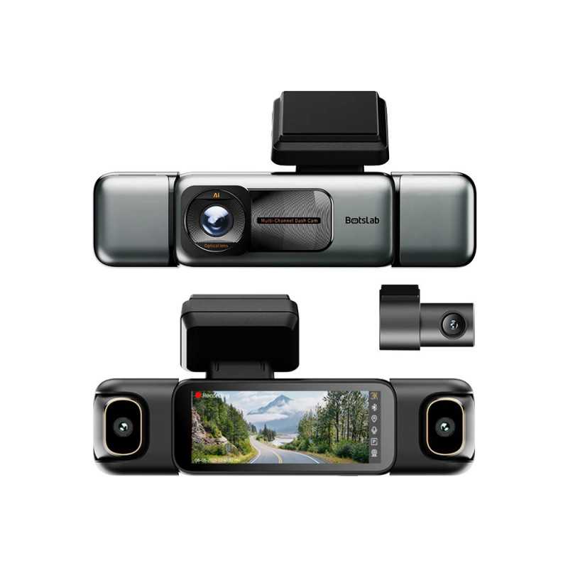 Botslab G980H 4 Channel | Dash cam | 3K front + 1080p rear/left/right, GPS, 2.4GHz/5GHz Wi-Fi - Image 2