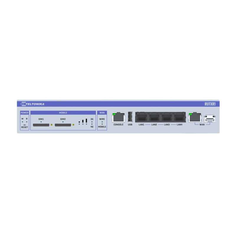 Teltonika RUTXR1 | Router LTE | LTE Cat6, WiFi Wave-2 Dual Band, Dual SIM, 1x SFP, 5x RJ45 1000Mb/s - Obrázek 2