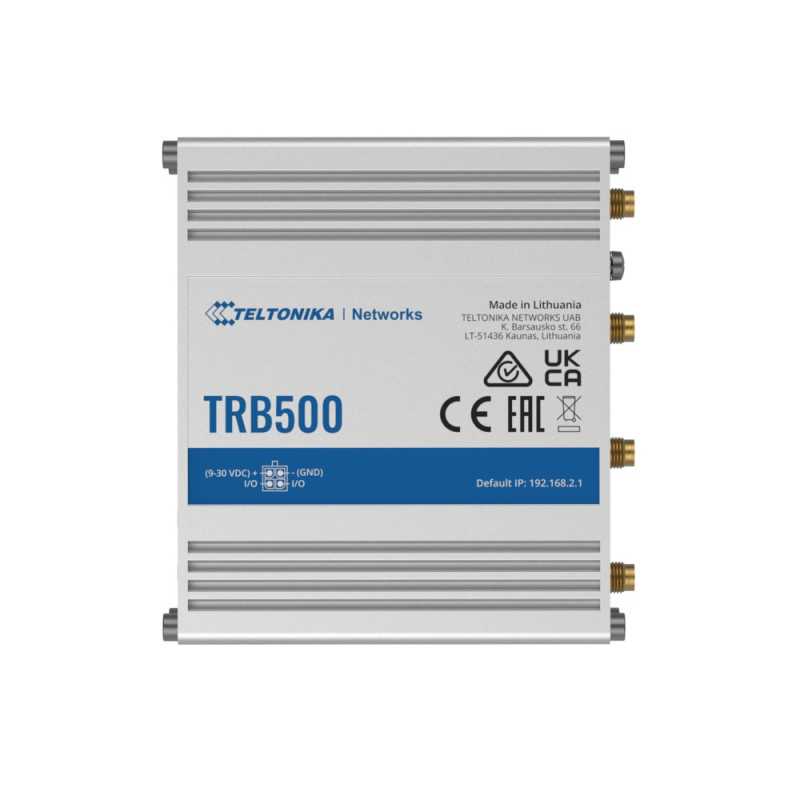 Teltonika TRB500 | Gateway, Brama 5G | SA & NSA, 1x RJ45 1000Mb/s, 1x mini SIM - Image 2