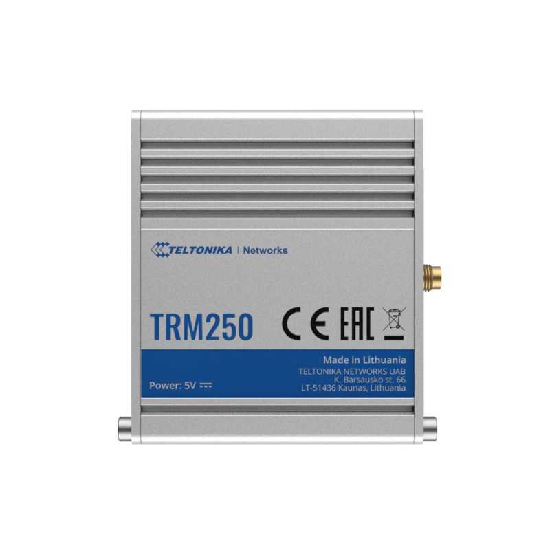 Промышленный модем Teltonika TRM250, 4G/LTE (Cat M1), NB-IoT, 3G, 2G, Mini SIM, IP30 - Изображение 3