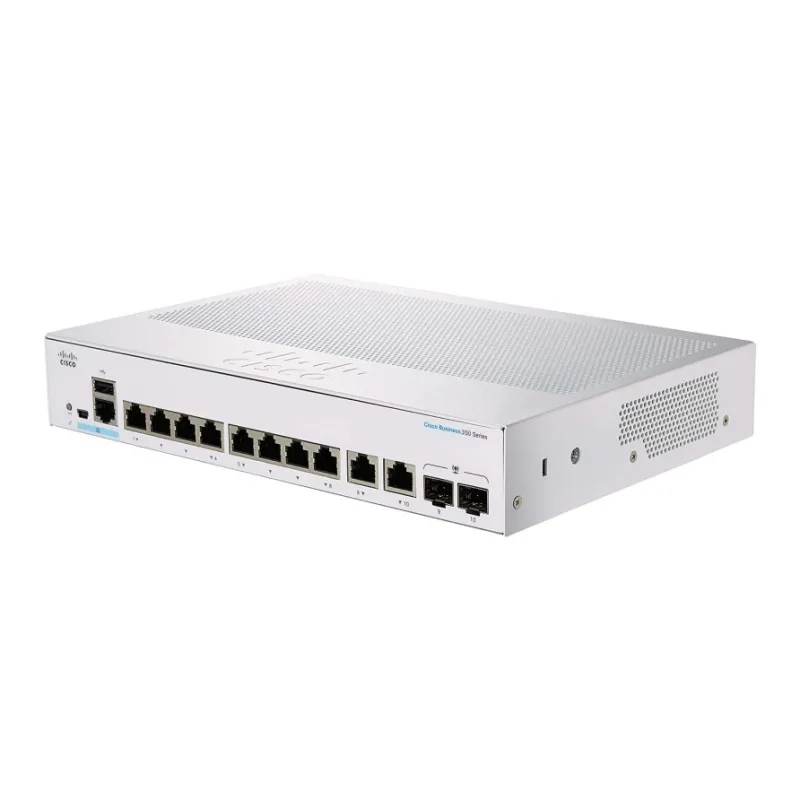 Cisco CBS350-8S-E-2G Switch 8x SFP, 2x RJ45/SFP+ Combo