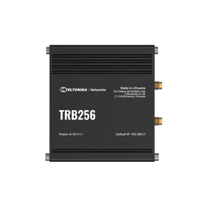 Teltonika TRB256 | NB-IoT gateway | 4G LTE, 1x RJ45 100Mb/s, RS232, RS485 - Imagen 3