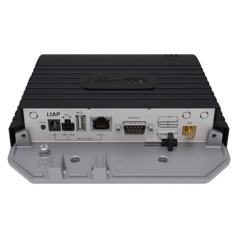 Kit de Ponto de Acesso Mikrotik LtAP LTE6, LTE 6, Wi-Fi 4, 1x RJ45 1000Mb/s, 3x Mini SIM, RS232, USB, 1x miniPCI-e - Imagem 3