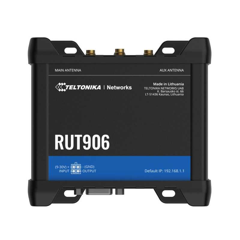 Teltonika RUT906 | Router 4G LTE industriale | Cat.4, WiFi, Dual Sim, 1x WAN, 3X LAN, IP30 - Immagine 3