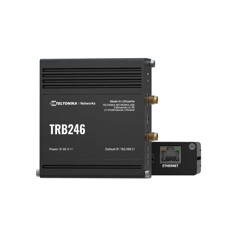 Teltonika TRB246 | Router industriale, gateway IoT LTE | Cat4, 1x RJ45 100Mb/s, IP30 - Immagine 4