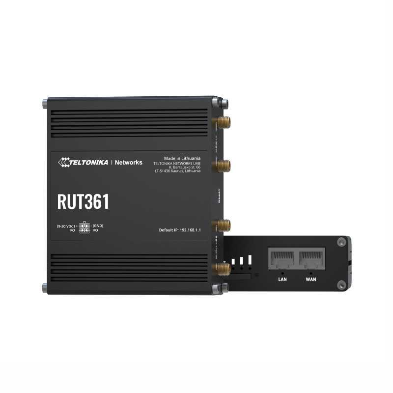 Teltonika RUT361 | Industrieller 4G-LTE-Router | Cat 6 LTE, WiFi 4, 2x RJ45 100 Mbit/s, IP30 - Bild 4