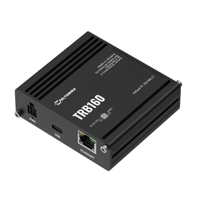 Teltonika TRB160 LTE IoT Geçidi, Cat 6, 1x RJ45 1000Mb/s, IP30 - Görsel 2