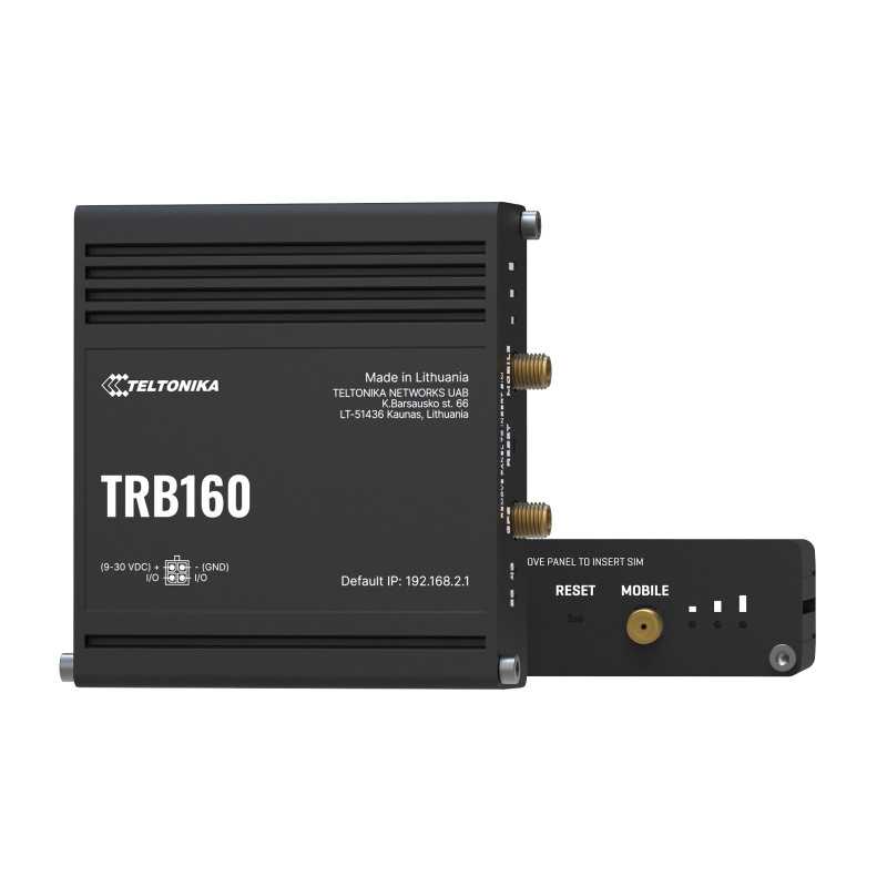 Teltonika TRB160 | LTE-IoT-Gateway | Cat 6, 1x RJ45 1000Mb/s, IP30 - Bild 4