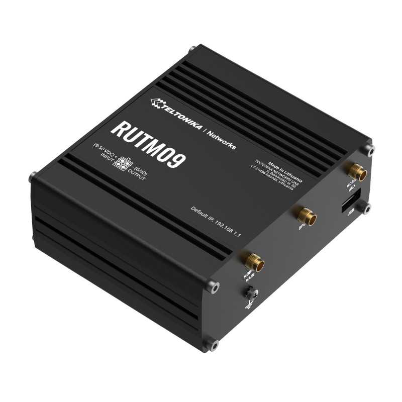 4G LTE маршрутизатор Teltonika RUTM09, Cat 6, 4x GbE, GNSS, Dual SIM - Изображение 2