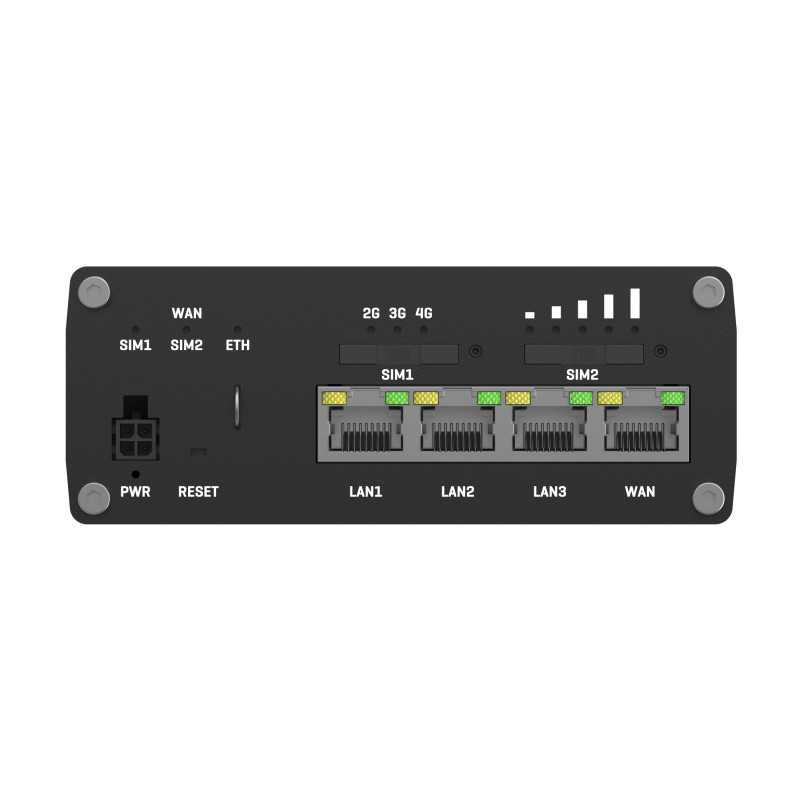 4G LTE Yönlendirici Teltonika RUTM09, Cat 6, 4x GbE, GNSS, Çift SIM - Görsel 4