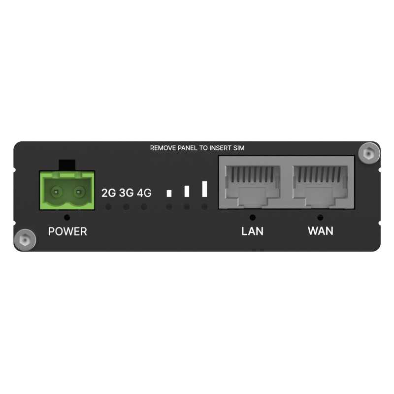 Teltonika RUT206 | Průmyslový LTE router | 4G/LTE Cat.4, 2x LAN 100Mb/s WiFi 2,4 GHz, RMS - Obrázek 3