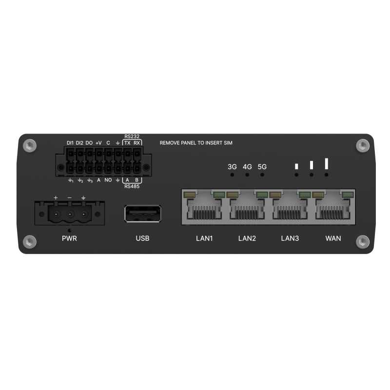 Teltonika RUTM55 | Przemysłowy router 5G | 3.4Gbps, LTE Cat 19, WiFi 5, 4x GbE RJ45, dual SIM/eSIM - Zdjęcie 4