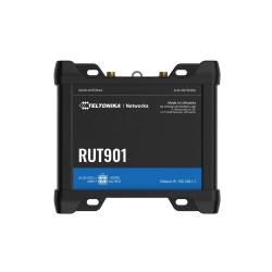 Teltonika RUT901 | Profesjonalny przemysłowy router 4G LTE | Cat.4, WiFi, Dual Sim, 1x WAN, 3X LAN, Uchwyt DIN - Zdjęcie 3