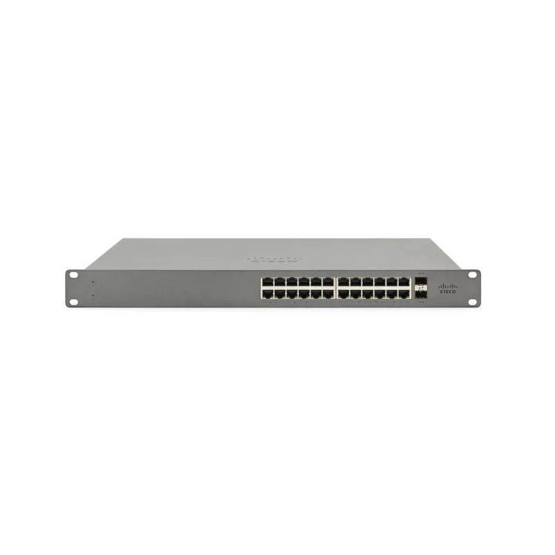 Cisco Meraki Go GS110-24-HW-EU Anahtarı, 24x 1000Mb/s 2x SFP Uplink, Rack Kılıf