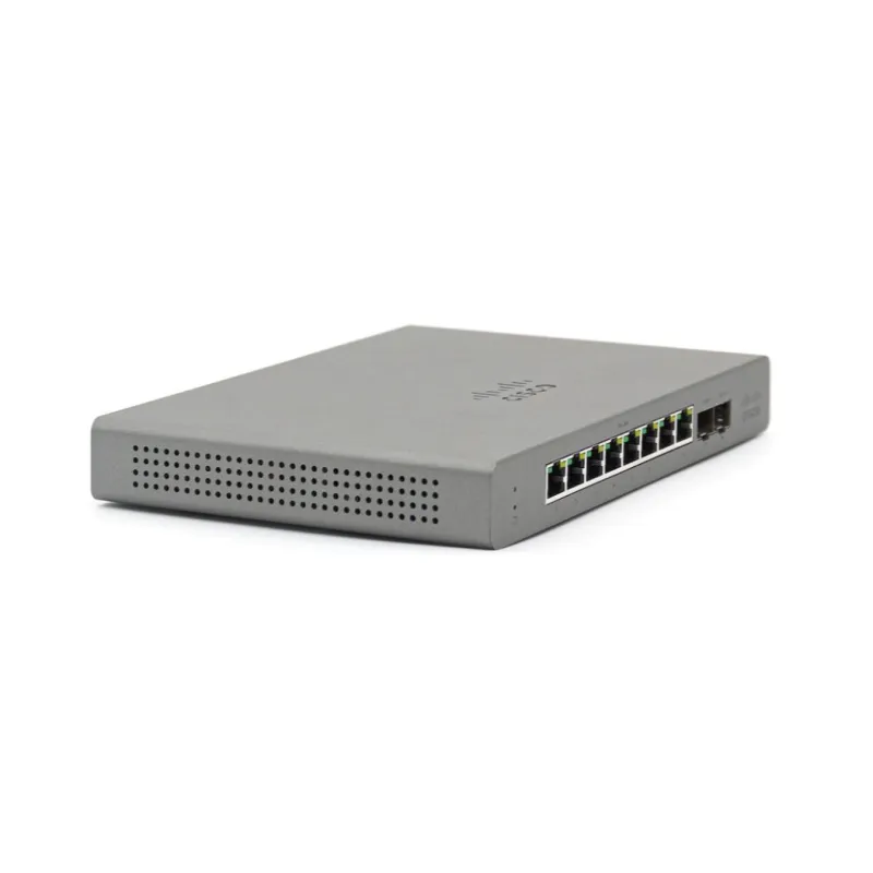 Cisco Meraki Go GS110-8P-HW-EU Switch 8x 1000Mb/s, 2x SFP Uplink, 8x PoE, 67W, Managed, Rack